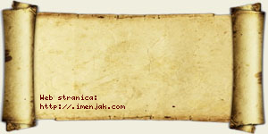 Danica Damjanac vizit kartica